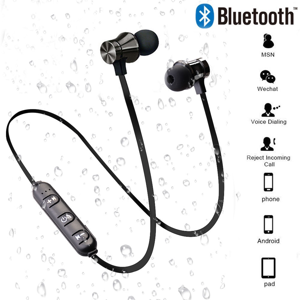 Fone De Ouvido Bluetooth Xt11 Sem Fio Magnético Para Música Auditivo, Pescoço Esportes!