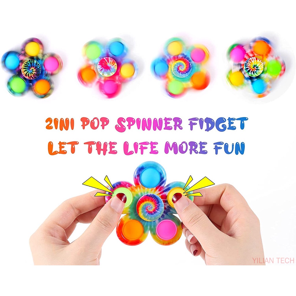 Pop It Fidget Spinner Brinquedos Pop Bubble Sensorial Toys!!